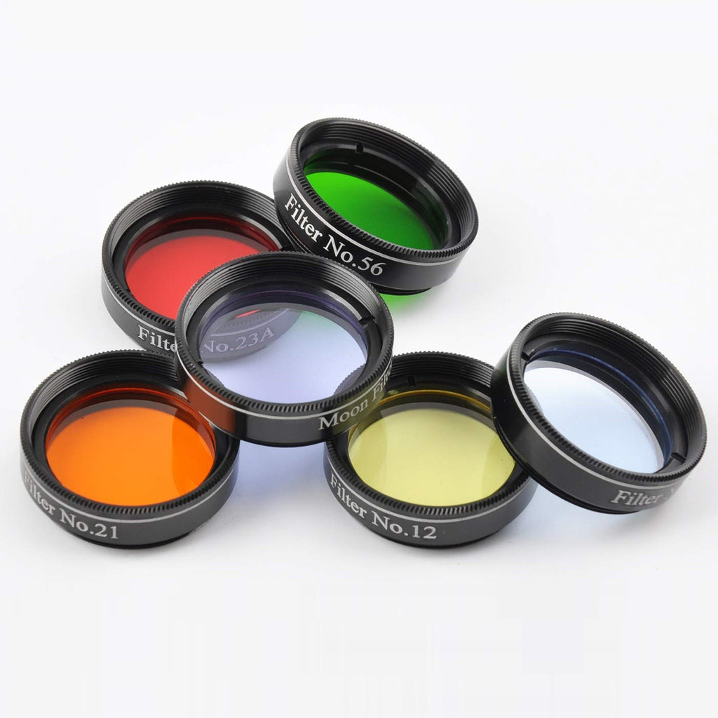 GOSKY Telescope Accessory Kit - Eyepiece Filter Barlow Lens