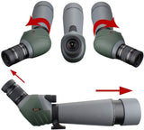 GoSky 20-60x80 Dual Focusing ED Spotting Scope - GoSky Optics